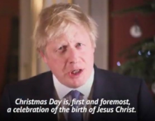 Boris Johnson : “Noël est, d’abord et avant tout, la célébration de la naissance de Jésus Christ”