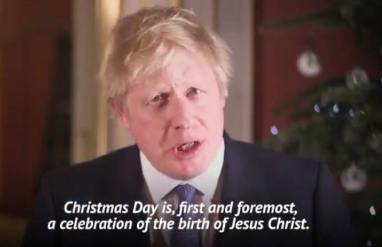 Boris Johnson : “Noël est, d’abord et avant tout, la célébration de la naissance de Jésus Christ”
