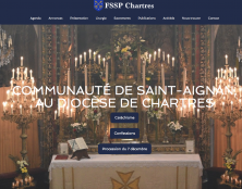 Nouveau site internet pour la Fraternité Saint-Pierre à Chartres