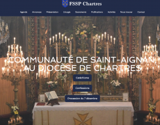 Nouveau site internet pour la Fraternité Saint-Pierre à Chartres
