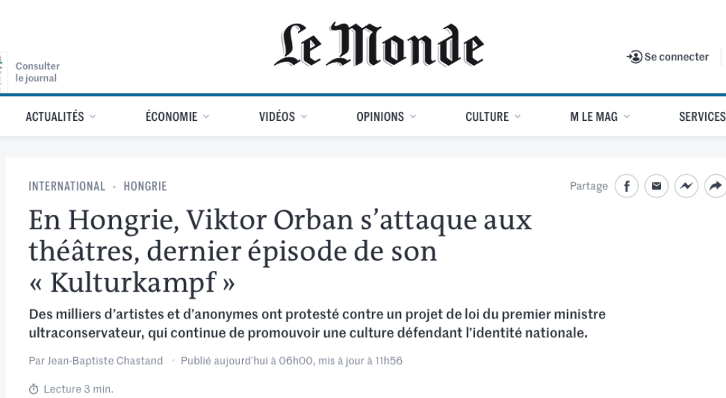 Quand les médias s’attaquent à Orban, ils oublient de regarder comment la France fonctionne…