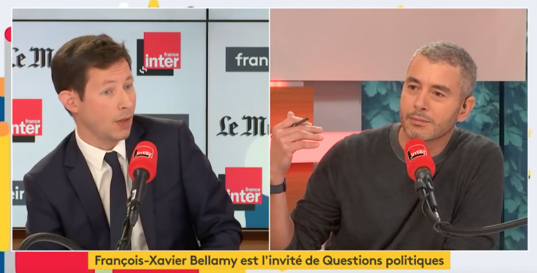 François-Xavier Bellamy reçu par Ali Baddou : des échanges qui vont à l’essentiel