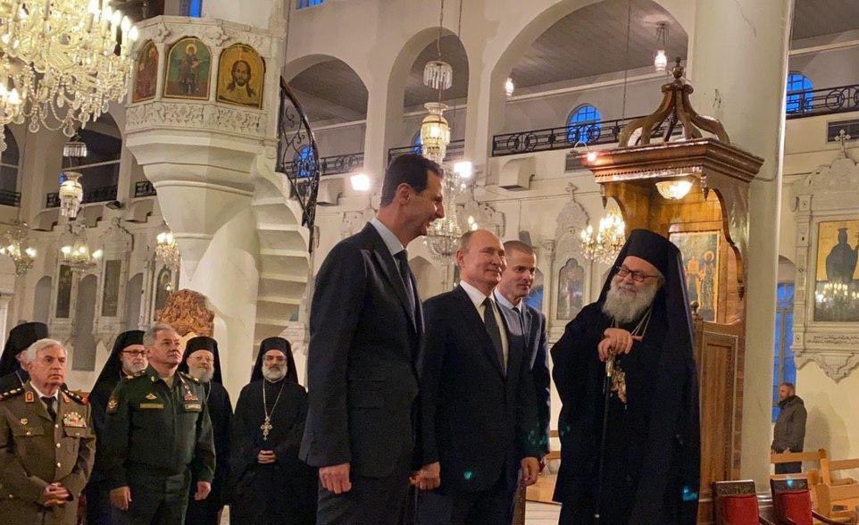 Et pendant ce temps, Poutine célèbre Noël à Damas