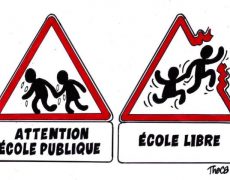 L’école libre est une thématique de droite