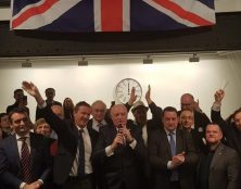 Florian Philippot, Nicolas Dupont-Aignan et Jean-Frédéric Poisson ont fêté le Brexit aux côtés de François Asselineau