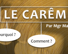 Quatre propositions pour le Carême, en ligne