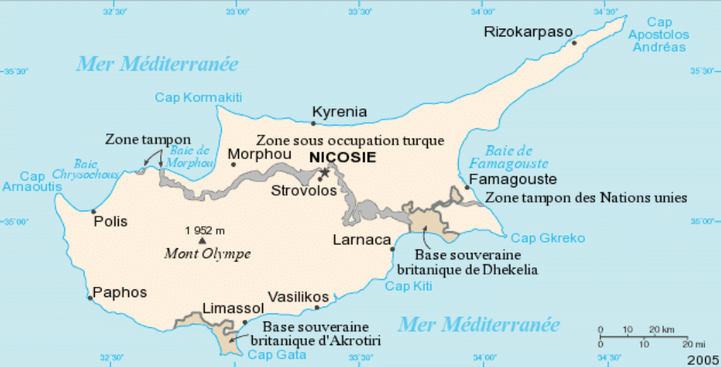 Destruction de mosaïques dans la partie de Chypre occupée par la Turquie