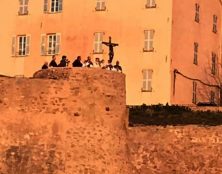 Le Christ noir sur les remparts de la citadelle de Calvi