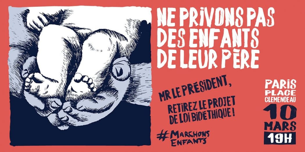 Pour le retrait du projet de loi anti-éthique, rassemblement le 10 mars devant l’Elysée