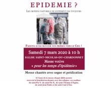 Messe pour les temps d’épidémie