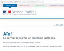 Un peu d’humour administratif