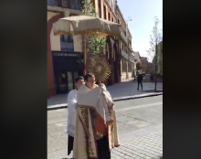 Bénédiction du Saint-Sacrement à Toulouse