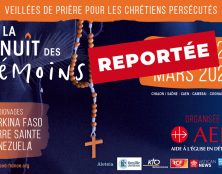 L’AED reporte la Nuit des Témoins 2020