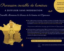 19 et 25 mars : Procession invisible de lumières