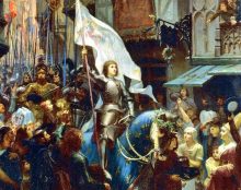Que Sainte Jeanne d’Arc patronne secondaire de la France depuis 1922 veille toujours sur notre pays