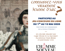 Concours Sainte Jeanne d’Arc 2020