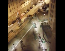 Paris 19e, un soir de confinement