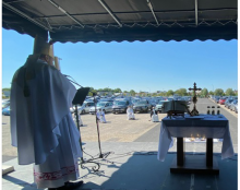 Succès de la messe en voitures dans le diocèse de Châlons