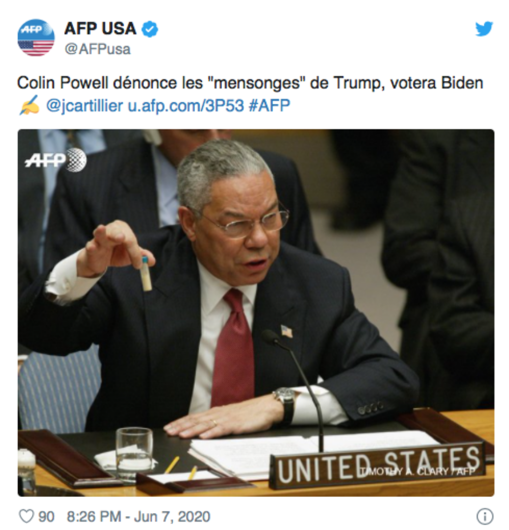 Colin Powell accuse Donald Trump d’être un menteur !