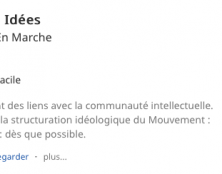 LREM cherche des idées…