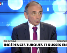 Zemmour : « À court terme, Erdogan fait chanter l’Europe avec l’immigration, mais à moyen terme, il veut coloniser et islamiser toute l’Europe »