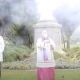 L’archevêque de San Francisco effectue un exorcisme là où la statue de St. Junípero Serra est tombée, demandant la miséricorde de Dieu
