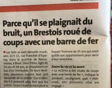Tabassé à coups de barre de fer pour avoir demandé le silence
