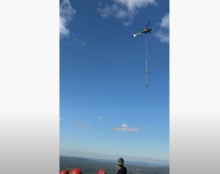 Hérault : la croix du pic Saint-Loup réinstallée