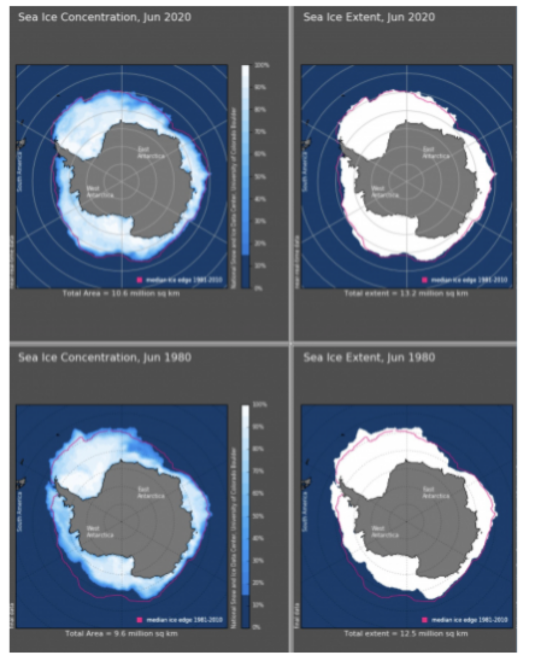 Il y a plus de glace au Pôle sud qu’il y a 40 ans