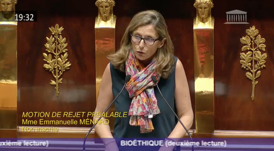 Projet de loi sur la bioéthique : interventions d’Emmanuelle Ménard