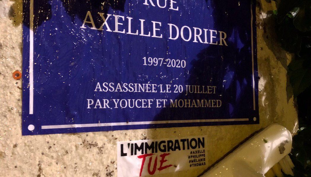 Lyon : des militants de Génération Identitaire ont rebaptisé de nombreuses rues en hommage à Axelle Dorier