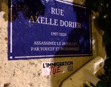 Lyon : des militants de Génération Identitaire ont rebaptisé de nombreuses rues en hommage à Axelle Dorier