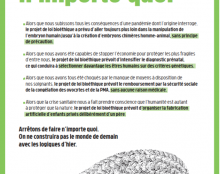 Campagnes contre le projet de loi bioéthique