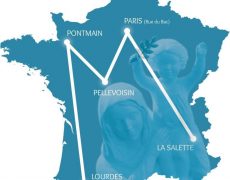 Le M de Marie dans les rues de Paris