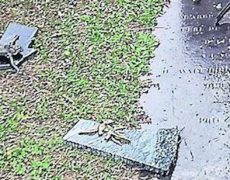 63 tombes vandalisées par satanisme