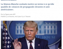 Mensonge éhonté de l’AFP (repris bêtement par Le Figaro)