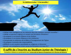 Le Studium junior de théologie fait sa rentrée