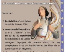 Centième anniversaire de la canonisation de Jeanne d’Arc à La Roe