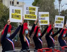 Non à la commande d’enfants en plein de cœur de Paris