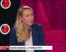 Marion Maréchal : “Une partie des Français qui se disent de droite se sentent orphelins”