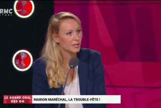 Marion Maréchal : “Une partie des Français qui se disent de droite se sentent orphelins”