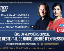 “Etre ou ne pas être Charlie. Que reste-t-il de notre liberté d’expression ?”