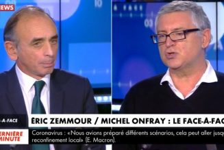 Débat entre Eric Zemmour et Michel Onfray