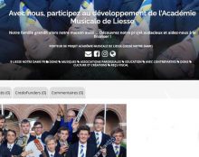 Participez à un projet original et porteur de sens en soutenant l’Académie Musicale de LIesse