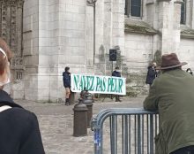 Manifestation pour la messe à Rouen