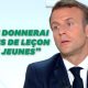 Quelle sinistre vision de la jeunesse, que celle de notre Président qui ne voit en celle-ci qu’un avatar de l’Homo festivus