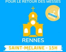 Manifestation pour la messe à Rennes dimanche 22 à 15H