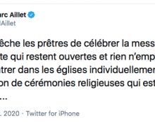 Les églises sont ouvertes