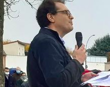 Intervention de Me Jérôme Triomphe au rassemblement pour la messe à Saint-Maur, suivi de Saïd Oujibou