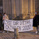 Manifestation pour la messe à Bayonne, rejointe par Mgr Aillet